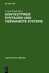 Abbildung von: Kontextfreie Syntaxen und verwandte Systeme - De Gruyter