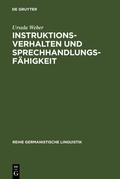 Cover: Instruktionsverhalten und Sprechhandlungsf&auml;higkeit - De Gruyter