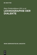 Cover: Lexikographie der Dialekte - De Gruyter