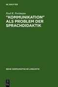 Cover: "Kommunikation" als Problem der Sprachdidaktik - De Gruyter