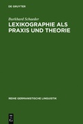 Cover: Lexikographie als Praxis und Theorie - De Gruyter