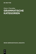 Cover: Grammatische Kategorien - De Gruyter