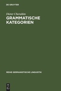 Cover: Grammatische Kategorien - De Gruyter