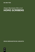 Cover: Homo scribens - De Gruyter