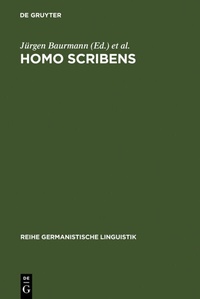Enlarge image Cover: Homo scribens - De Gruyter