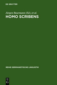 Enlarge image Cover: Homo scribens - De Gruyter
