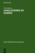 Cover: Anglizismen im Duden - De Gruyter