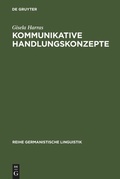 Cover: Kommunikative Handlungskonzepte - De Gruyter