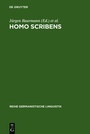 Cover: Homo scribens - De Gruyter