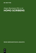Cover: Homo scribens - De Gruyter