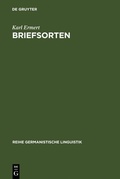 Cover: Briefsorten - De Gruyter