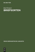 Cover: Briefsorten - De Gruyter