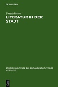 Cover: Literatur in der Stadt - De Gruyter