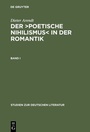 Cover: Band I - De Gruyter