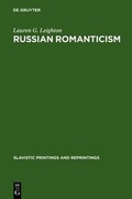 Cover: Russian romanticism - De Gruyter Mouton