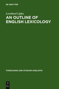 Abbildung von: An Outline of English Lexicology - De Gruyter