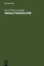 Bild: Inhaltsanalyse - De Gruyter Saur