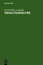 Bild: Inhaltsanalyse - De Gruyter Saur
