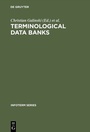 Cover: Terminological data banks - De Gruyter Saur