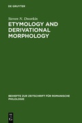 Cover: Etymology and Derivational Morphology - De Gruyter