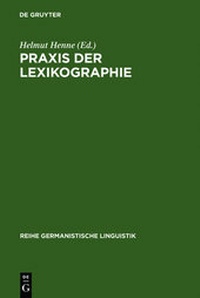 Abbildung von: Praxis der Lexikographie - De Gruyter