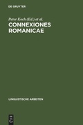 Cover: Connexiones Romanicae - De Gruyter