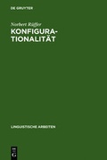 Cover: Konfigurationalit&auml;t - De Gruyter