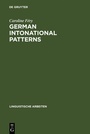 Cover: German intonational Patterns - De Gruyter