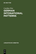 Cover: German intonational Patterns - De Gruyter