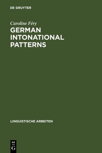 Enlarge image Cover: German intonational Patterns - De Gruyter