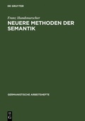 Cover: Neuere Methoden der Semantik - De Gruyter