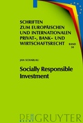 Abbildung von: Socially Responsible Investment - De Gruyter