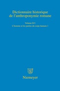 Cover: L'homme et les parties du corps humain 1 - De Gruyter