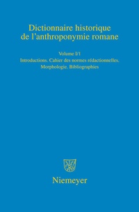 Abbildung von: Introduction. Cahier des normes rédactionelles. Morphologie. Abréviations et sigles - De Gruyter