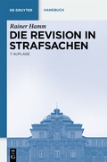 Abbildung von: Die Revision in Strafsachen - De Gruyter