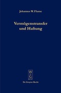 Cover: Verm&ouml;genstransfer und Haftung - De Gruyter