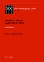 Cover: UNIMARC Manual - De Gruyter