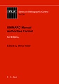 Cover: UNIMARC Manual - De Gruyter