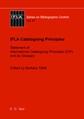 Cover: IFLA Cataloguing Principles - De Gruyter