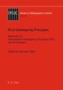 Cover: IFLA Cataloguing Principles - De Gruyter Saur