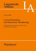 Cover: Lexical Semantics and Diachronic Morphology - De Gruyter
