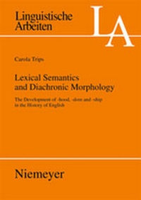 Enlarge image Cover: Lexical Semantics and Diachronic Morphology - De Gruyter