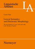 Cover: Lexical Semantics and Diachronic Morphology - De Gruyter