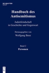 Bild vergrößern Bild: Handbuch des Antisemitismus / Personen - De Gruyter