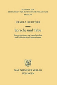 Abbildung von: Sprache und Tabu - De Gruyter