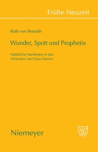 Enlarge image Cover: Wunder, Spott und Prophetie - De Gruyter
