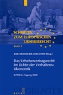 Cover: Das Urhebervertragsrecht im Lichte der Verhaltensökonomik - De Gruyter