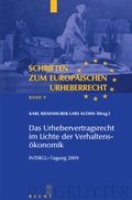 Cover: Das Urhebervertragsrecht im Lichte der Verhaltens&ouml;konomik - De Gruyter