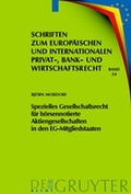 Abbildung von: Spezielles Gesellschaftsrecht für börsennotierte Aktiengesellschaften in den EG-Mitgliedstaaten - De Gruyter