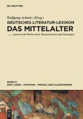Cover: Epik (Vers - Strophe - Prosa), und Kleinformen - De Gruyter